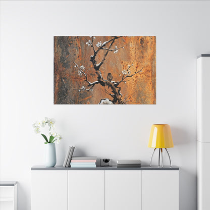 Datsuzoku Rust Patina Canvas Art - Zen Sumi E