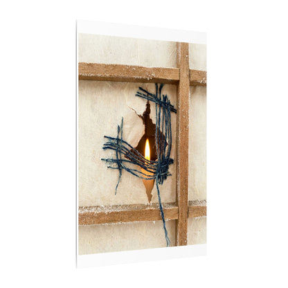 Winter Shoji Screen Broken Beauty Canvas Art | Resilient Decor