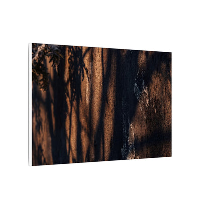 Golden Hour Shadow Play Canvas Art - Dark Japandi Fukinsei