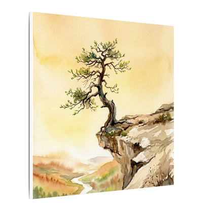 Golden Hour Pine Tree Canvas Art - Japandi Fukinsei