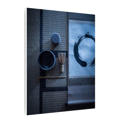 Tea Ceremony Enso Canvas Art | Calm Zen Art