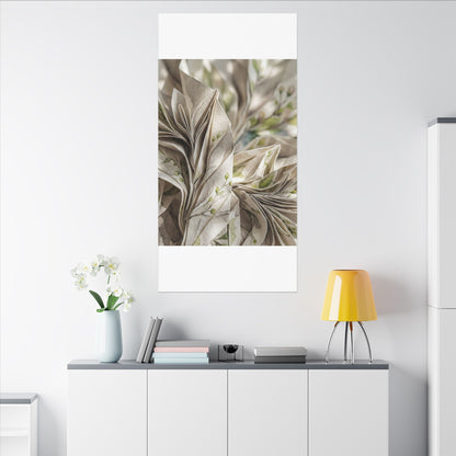 Fukinsei Paper Fold Canvas Art - Japandi Watercolor