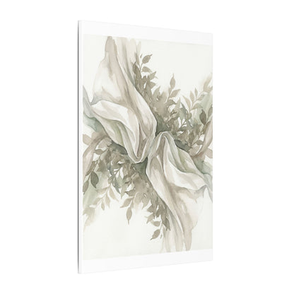 Summer Silk Drape Watercolor Canvas Art | Cozy Decor