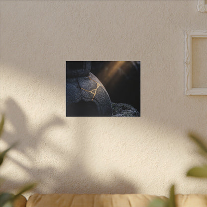 Ma Moonlit Garden Canvas Art - Kintsugi Broken Beauty