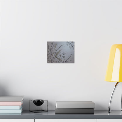 Spring Dried Flowers Japanese Pattern Canvas Art | Cozy Decor