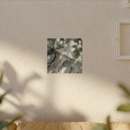 Spring Paper Fold Watercolor Canvas Art | Warm Decor