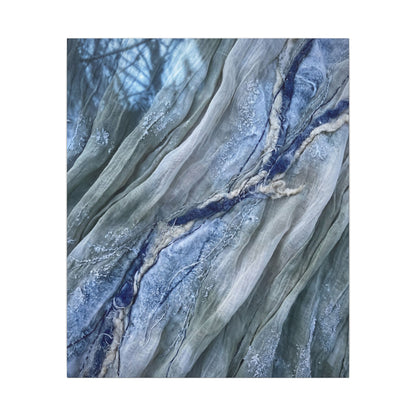 Moonlight Silk Drape Canvas Art - Japandi Mono No Aware