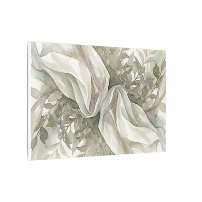 Summer Silk Drape Watercolor Canvas Art | Cozy Decor