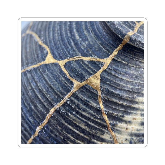 Shibui Water Ripple Sticker - Kintsugi Gold Repair