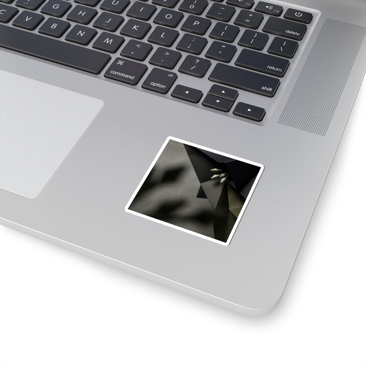 Luxurious Paper Fold Sticker - Moody Minimal Dark Japandi