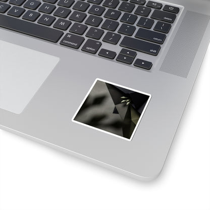 Luxurious Paper Fold Sticker - Moody Minimal Dark Japandi