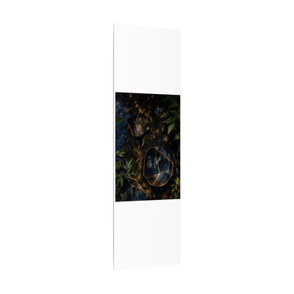 Dark Japandi Broken Pottery in Dappled | Shadow Zen Canvas Art