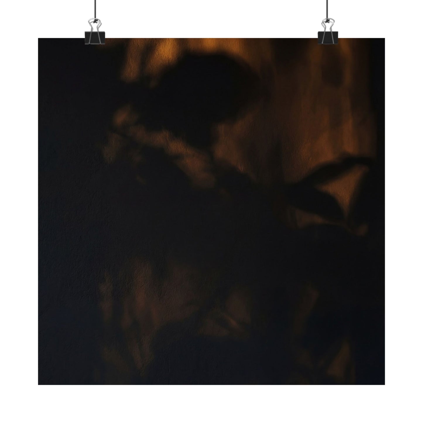 Shadow Play Summer Wall Art Print | Dark Japandi Atmospheric Design Art Print