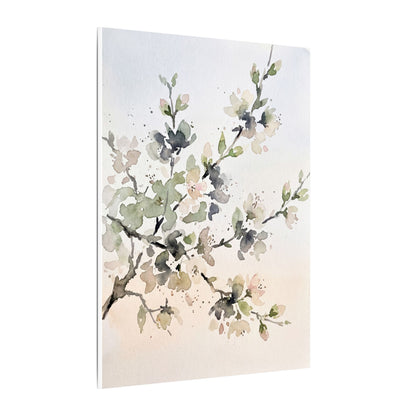 Cherry Blossom Watercolor Canvas Art | Elegant Japandi Art