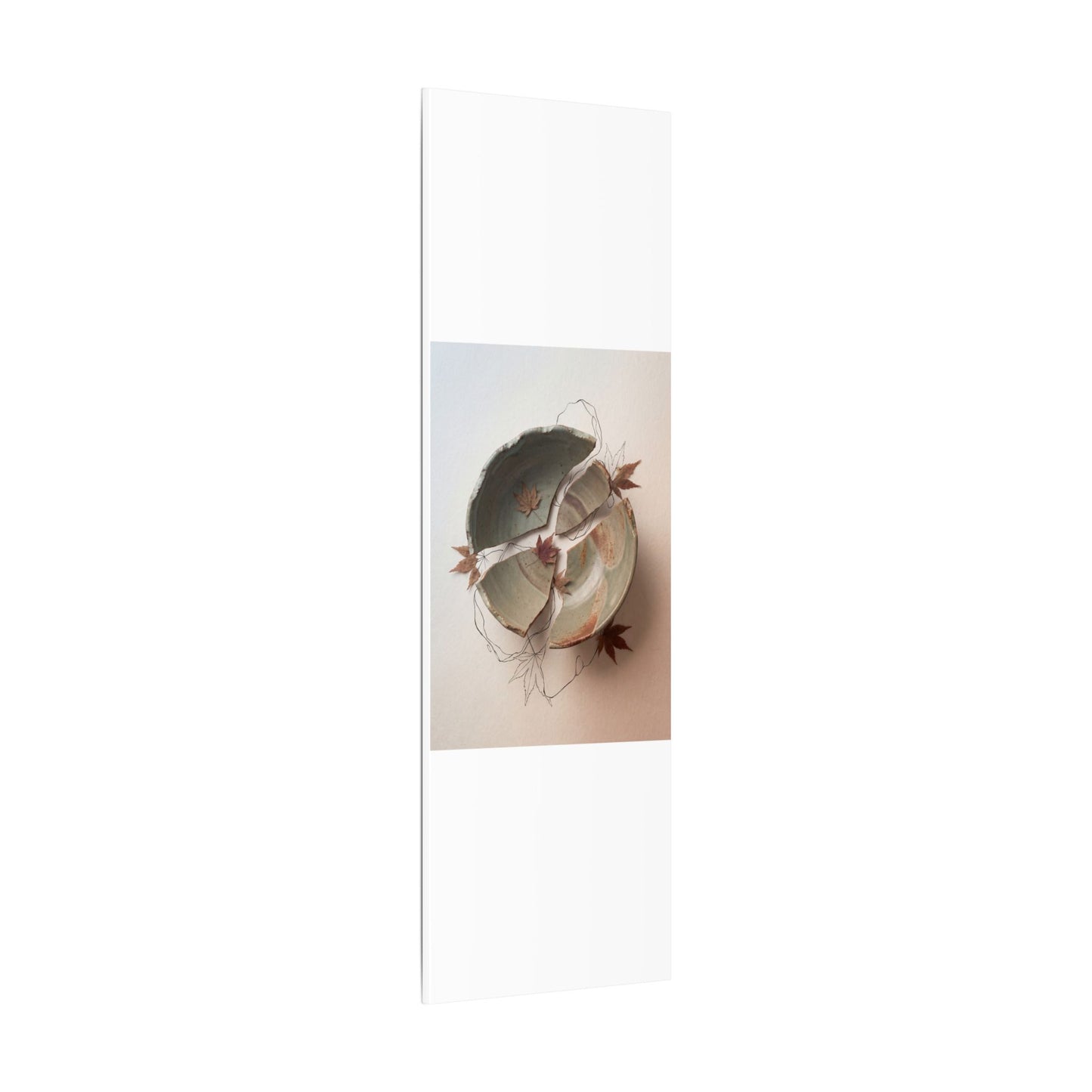 Dawn Ceramic Bowl Canvas Art - Japandi Fukinsei