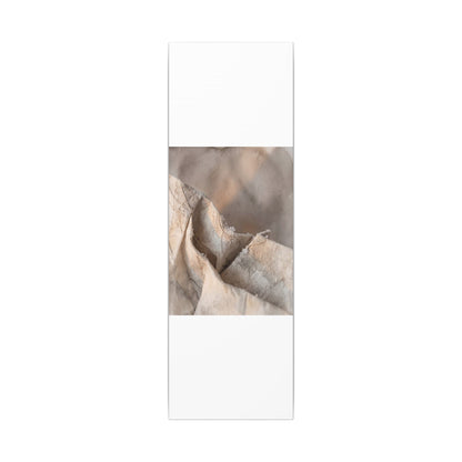 Japandi Paper Fold in Candlelight | Watercolor Canvas Art