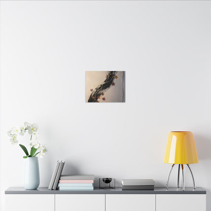 Dawn Ink Brushstroke Canvas Art - Kintsugi Ma