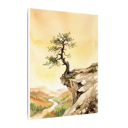 Golden Hour Pine Tree Canvas Art - Japandi Fukinsei