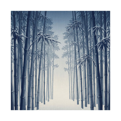 Seijaku Bamboo Grove Wall Art Print - Zen Ukiyo E Inspired