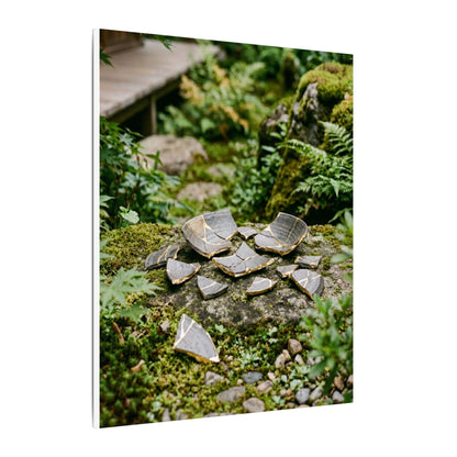 Summer Broken Pottery Gold Repair Canvas Art | Resilient Decor