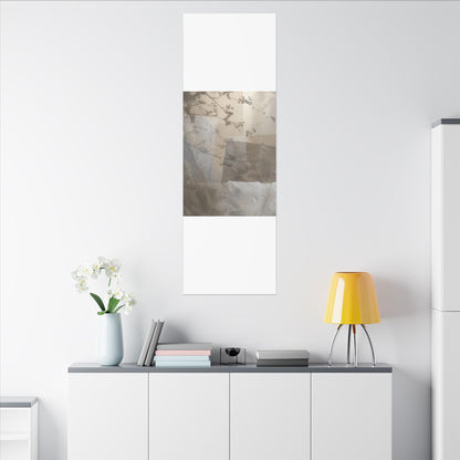 Neutral Shadow Play Canvas Art - Texture Japandi