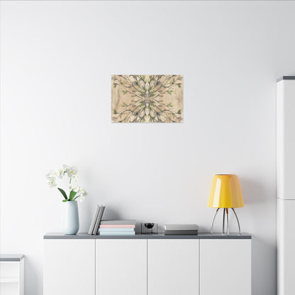 Shibui Shadow Play Canvas Art - Japandi Watercolor