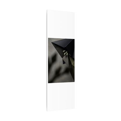 Paper Fold Moody Minimal Canvas Art | Luxurious Dark Japandi Art