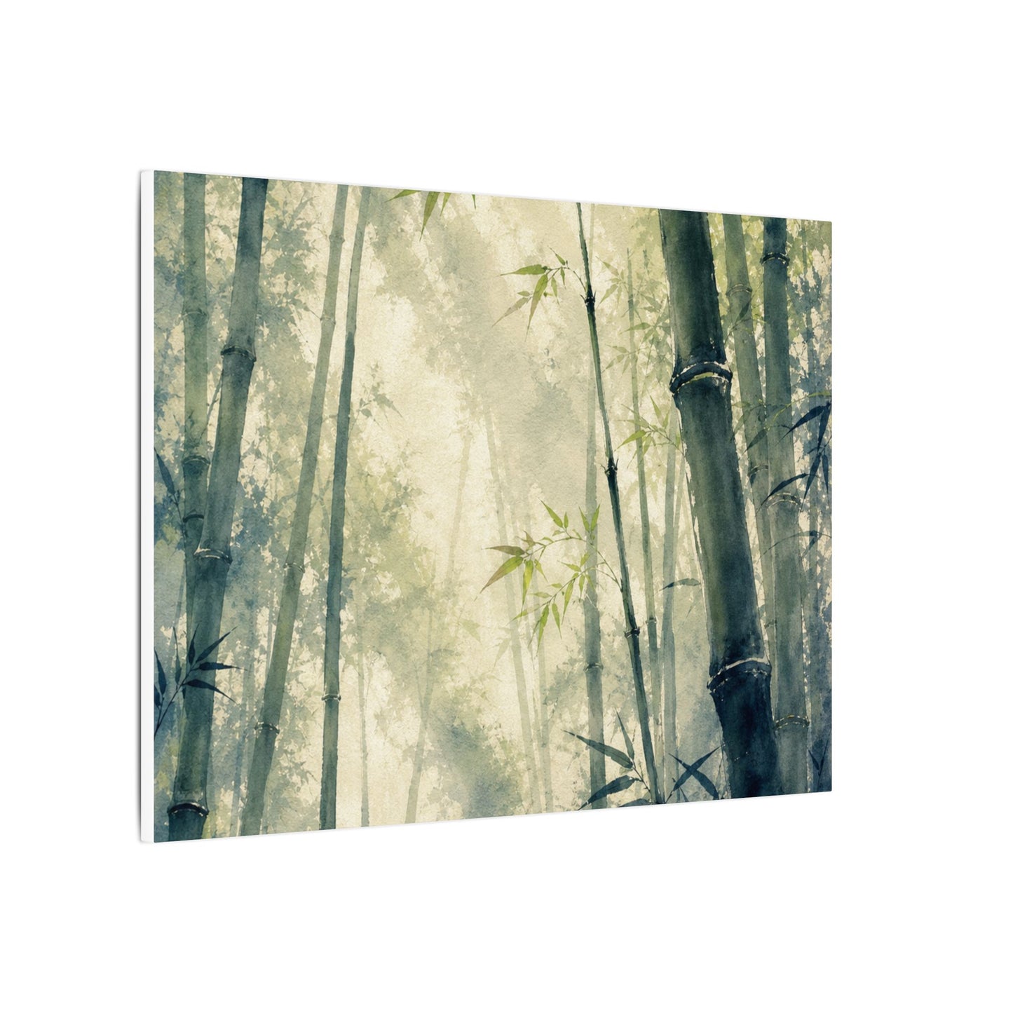Bamboo Grove Spring Canvas Art | Zen Serene Design
