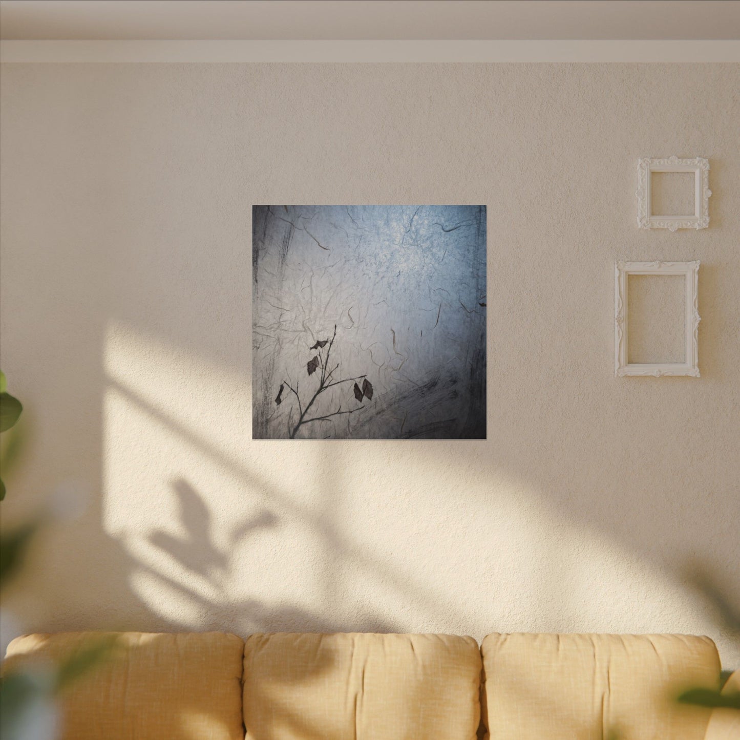 Moonlight Shoji Screen Canvas Art - Japandi Shibui