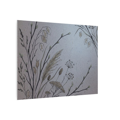 Spring Dried Flowers Japanese Pattern Canvas Art | Cozy Decor