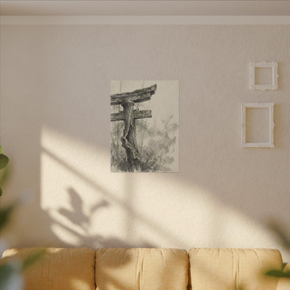 Torii Gate Summer Canvas Art | Zen Tranquil Design