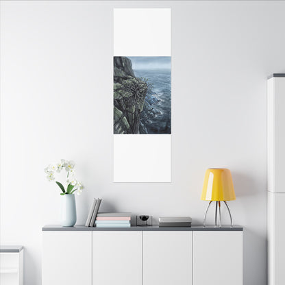 Pine Tree Spring Canvas Art | Japandi Neutral Design
