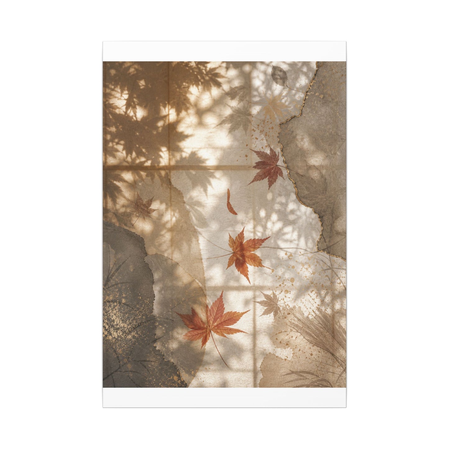 Datsuzoku Shoji Screen Canvas Art - Japandi Japanese Pattern