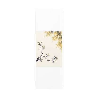 Kanso Cherry Blossom Canvas Art - Zen Sumi E
