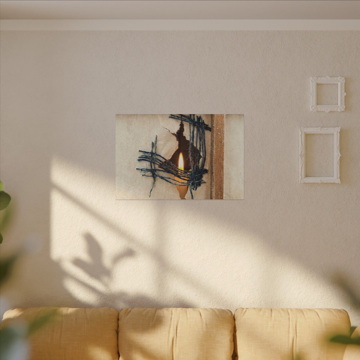Winter Shoji Screen Broken Beauty Canvas Art | Resilient Decor