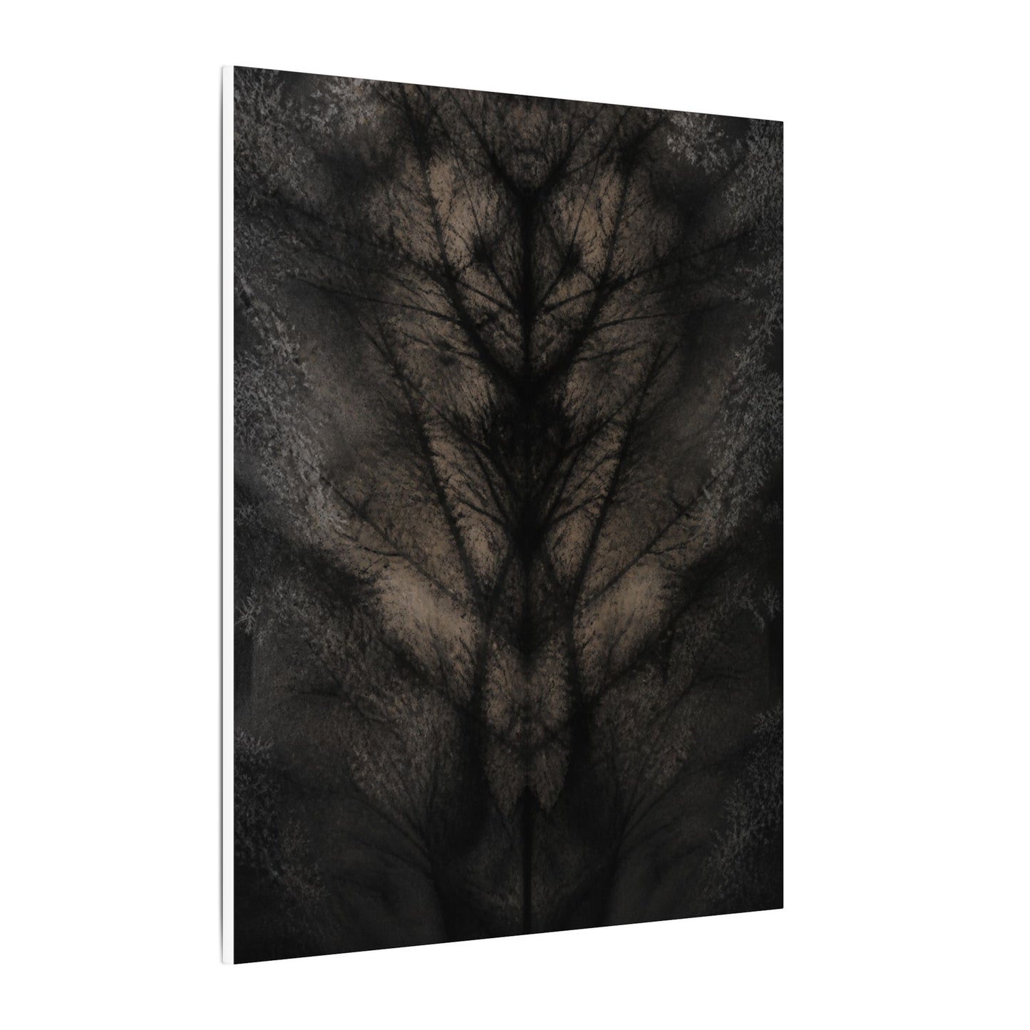 Seijaku Shadow Play Canvas Art - Dark Japandi Charcoal Ink