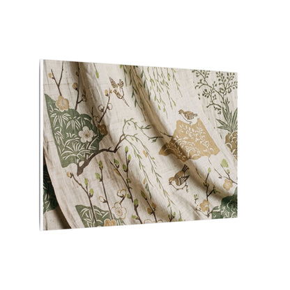 Silk Drape Canvas Art | Spring Japandi Japanese Pattern Art