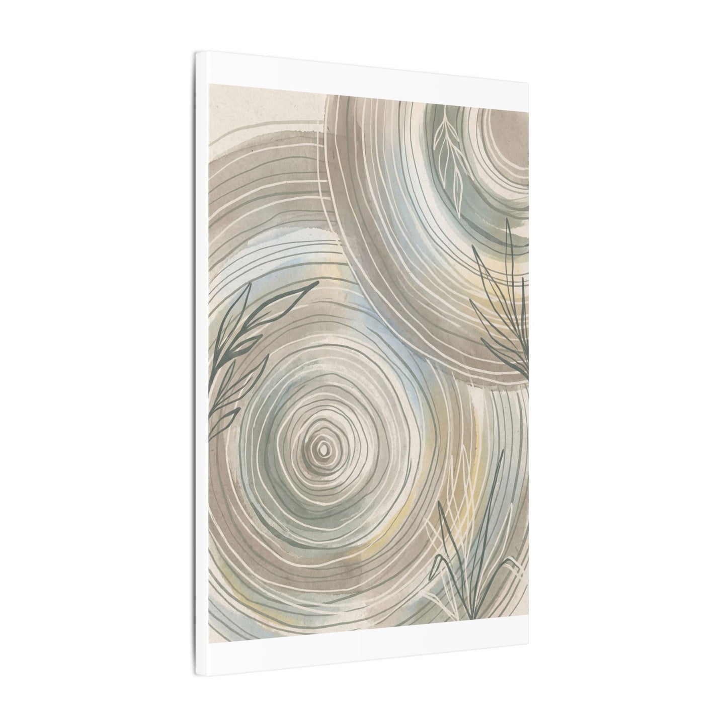 Kanso Water Ripple Canvas Art - Japandi Minimal Line