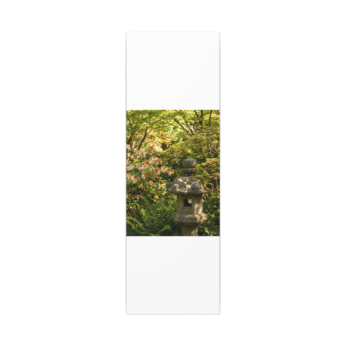 Spring Stone Lantern Gold Repair Canvas Art | Beautiful Decor