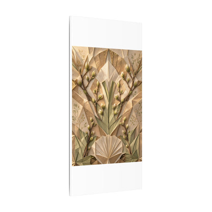 Kanso Paper Fold Canvas Art - Japandi Japanese Pattern