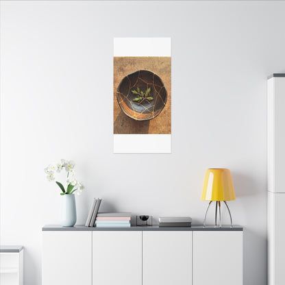 Ceramic Bowl Gold Repair Canvas Art | Resilient Kintsugi Art