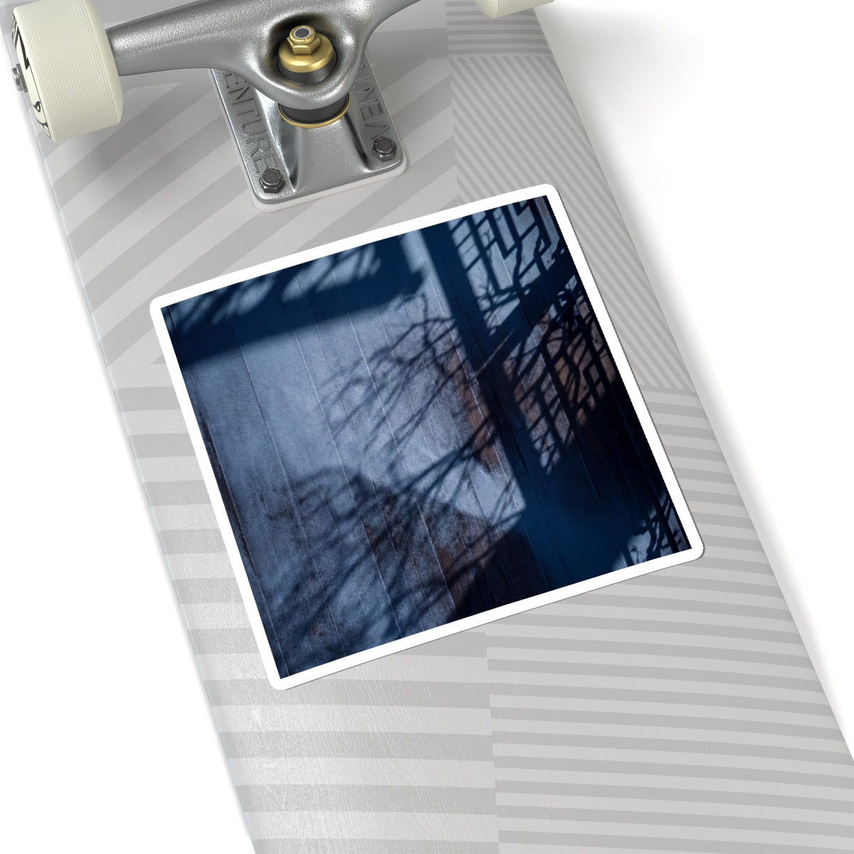 Mono No Aware Shadow Play Sticker - Dark Japandi Moody Minimal