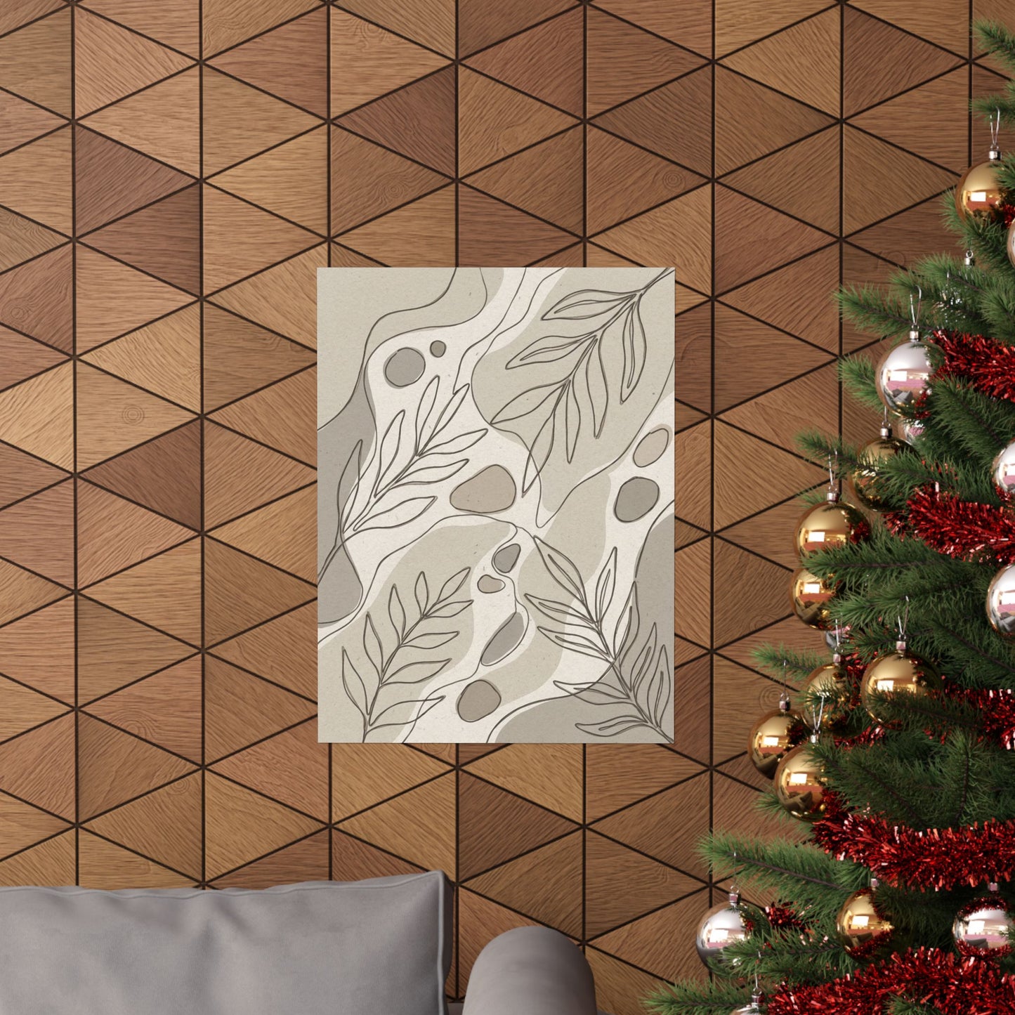 Japandi Minimal Line Wall Art Print