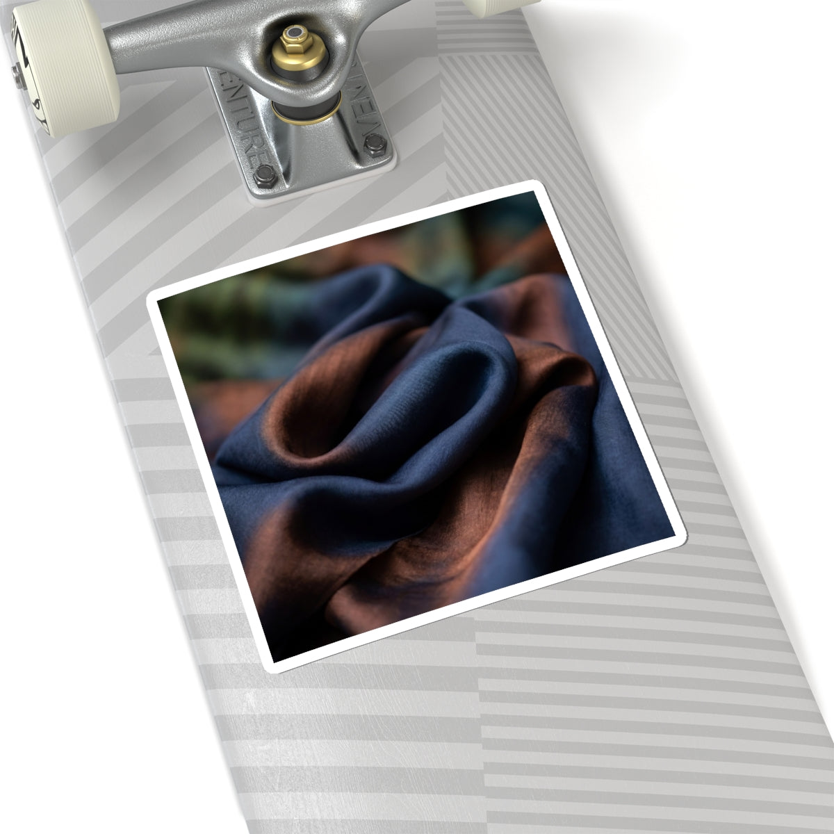 Shibui Silk Drape Sticker - Dark Japandi Shadow Zen