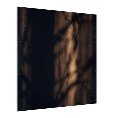 Winter Shadow Play Moody Minimal Canvas Art | Luxurious Decor