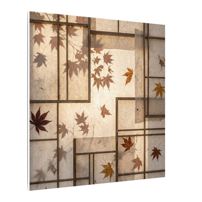 Shoji Screen Japanese Pattern Canvas Art | Neutral Japandi Art