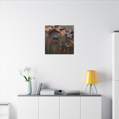 Datsuzoku Rust Patina Canvas Art - Dark Japandi Moody Minimal