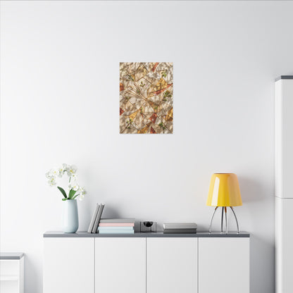 Resilient Paper Fold Canvas Art - Gold Repair Kintsugi