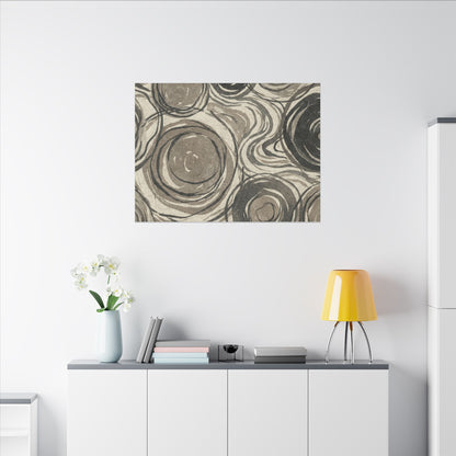 Wabi-sabi Pattern Japandi Japanese Pattern Canvas Art