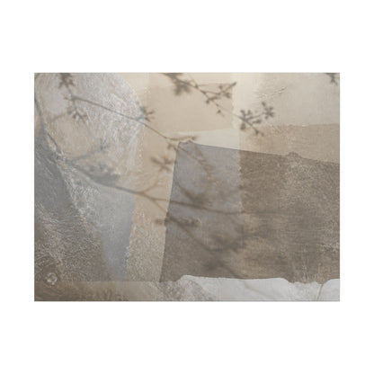 Neutral Shadow Play Canvas Art - Texture Japandi